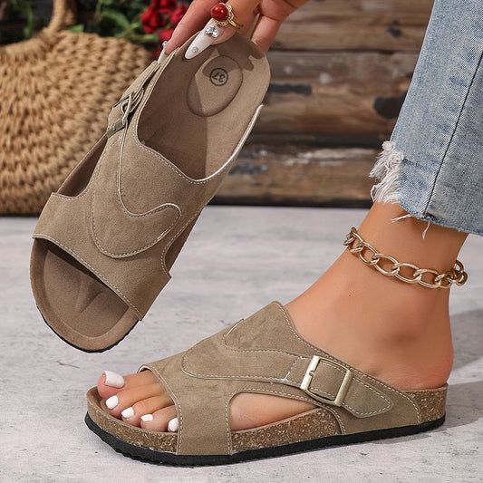 Ortopediska Slip-in Sandaler med Hälband