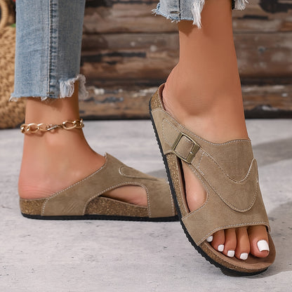 Ortopediska Slip-in Sandaler med Hälband