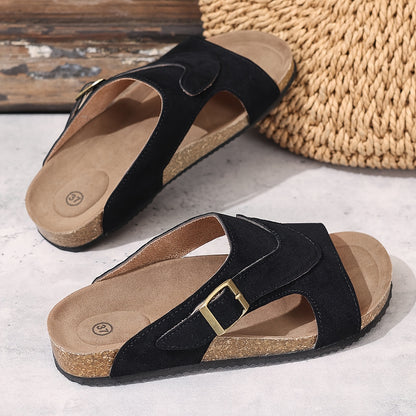 Ortopediska Slip-in Sandaler med Hälband