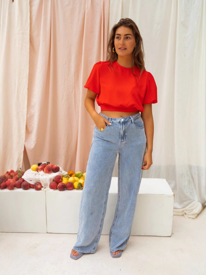 Lorena™ | Den Korta Blusen