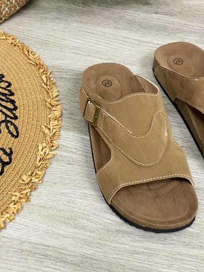 Ortopediska Slip-in Sandaler med Hälband