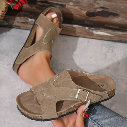 Ortopediska Slip-in Sandaler med Hälband