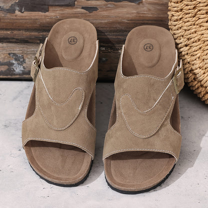 Ortopediska Slip-in Sandaler med Hälband